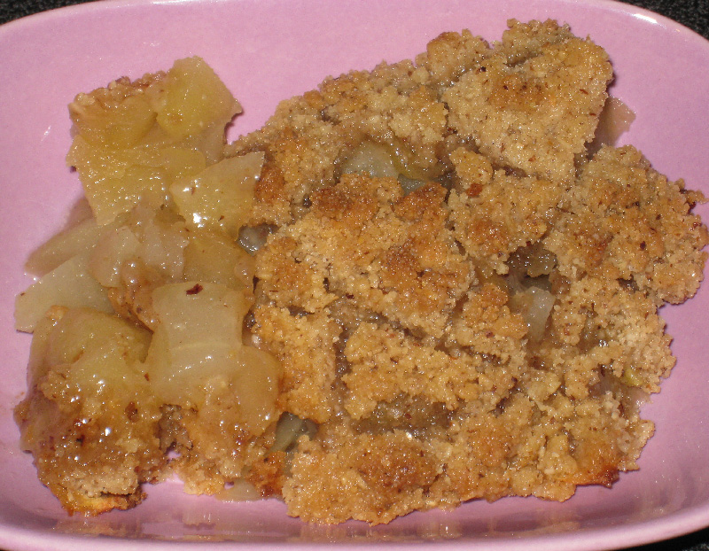 Crumble pomme - poire