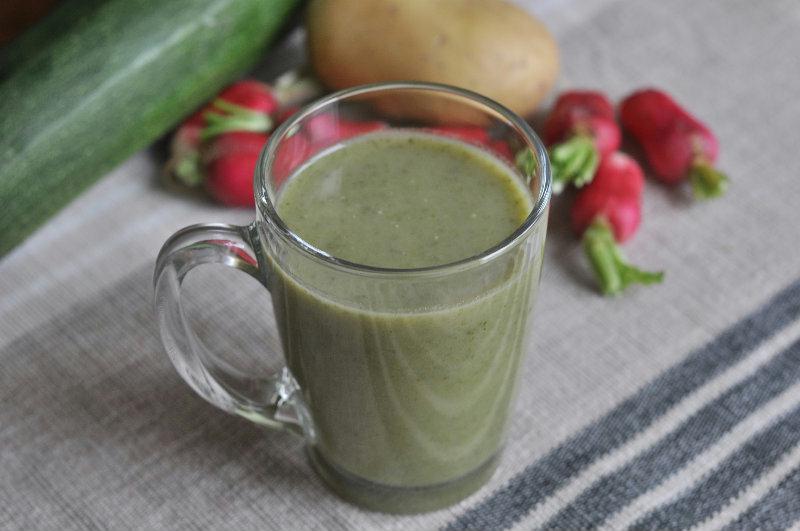 Le velouté de fanes de radis : 64 kcal pour la recette