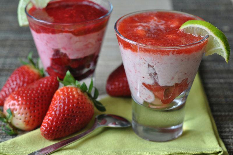 Mousse de fraise