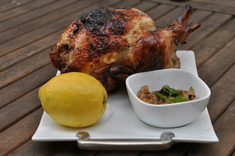 Poulet rôti au citron