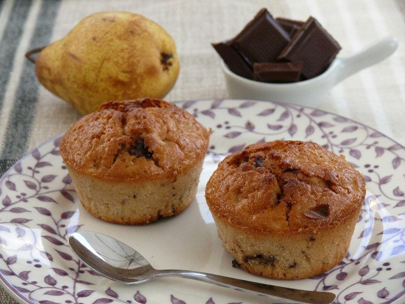 Muffins Poire/Chocolat