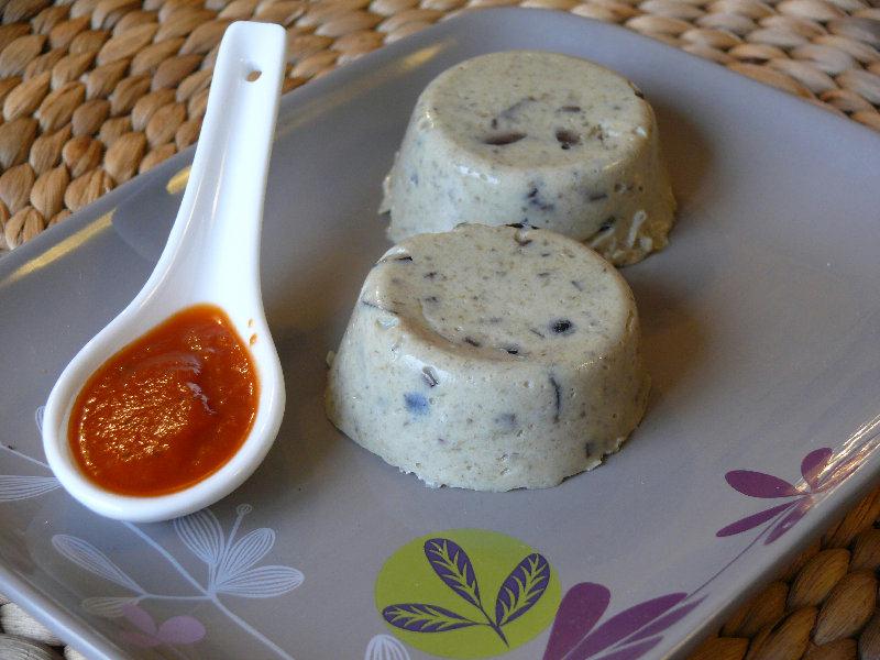 Flan aux aubergines et aux olives