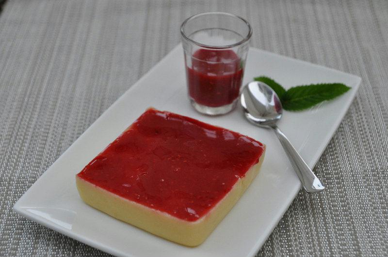 Panacotta d'Agar-agar à la mangue