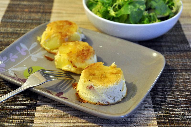 Frittatas aux oignons caramélisés