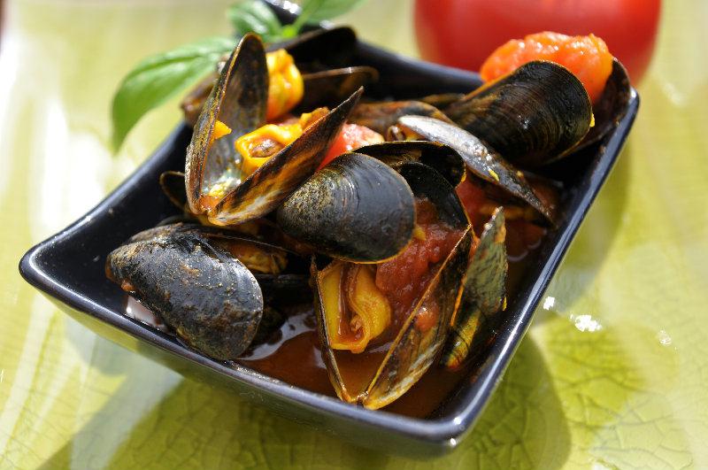 Moules à la tomate