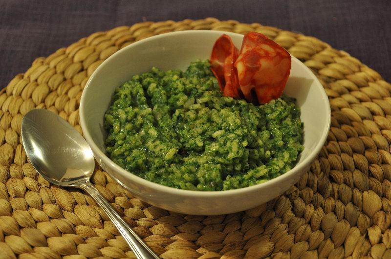 Risotto aux épinards
