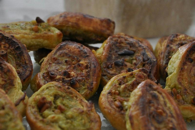 Bouchée apéro au pesto
