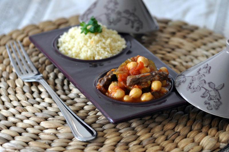 Tajine de boeuf aux courgettes