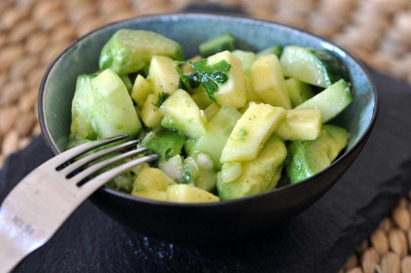 Salsa verdi : Pommes, Concombre et Avocat