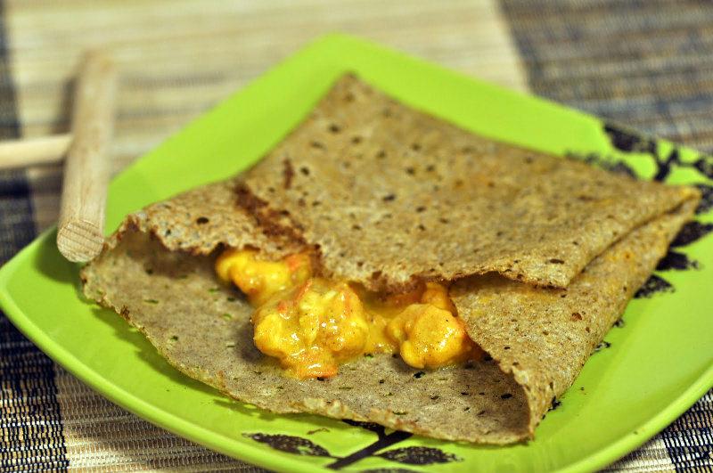 Galette de poulet au curry