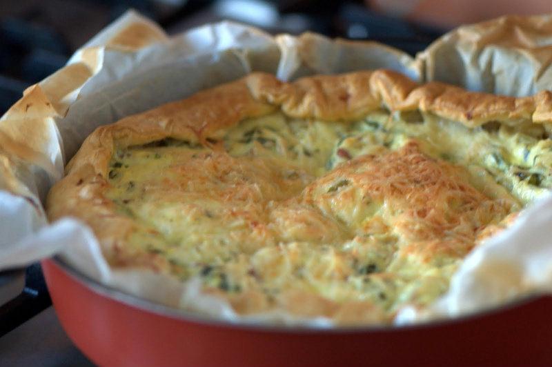 Tarte aux bettes et à la brousse