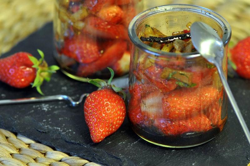 Salade de fraises au gingembre