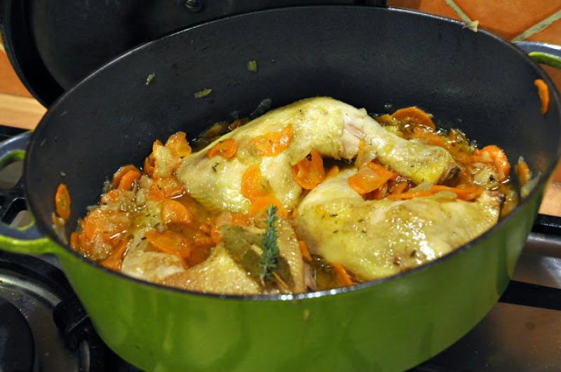 Poulet en cocotte
