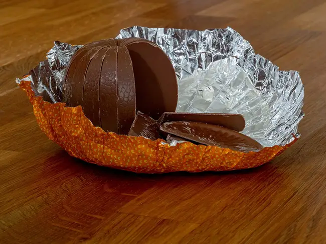Chocolat fourré à l'orange