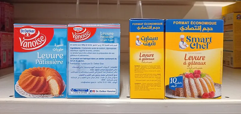 Sachet levure chimique